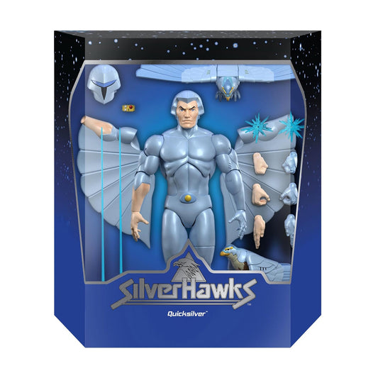 SUPER7 - SilverHawks Ultimates! Quicksilver (Figura de 7")