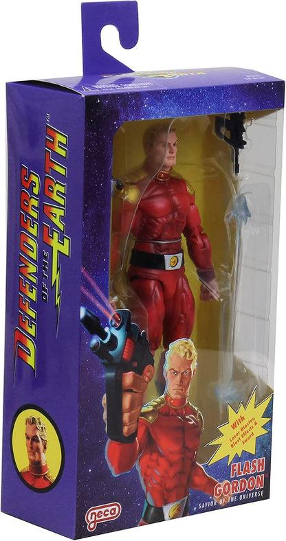 King Features: Defenders of the Earth - Figura a escala de 7 pulgadas Serie 1 wavex3 fig ind - Flash Gordon - NECA