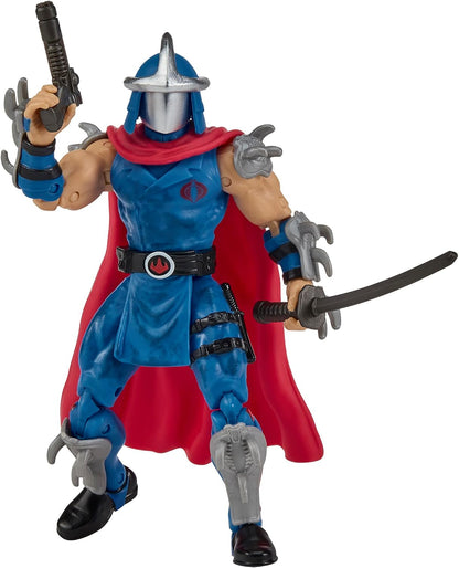 TMNT X GI JOE - Figura de 5 pulgadas - Shredder x Cobra Commander