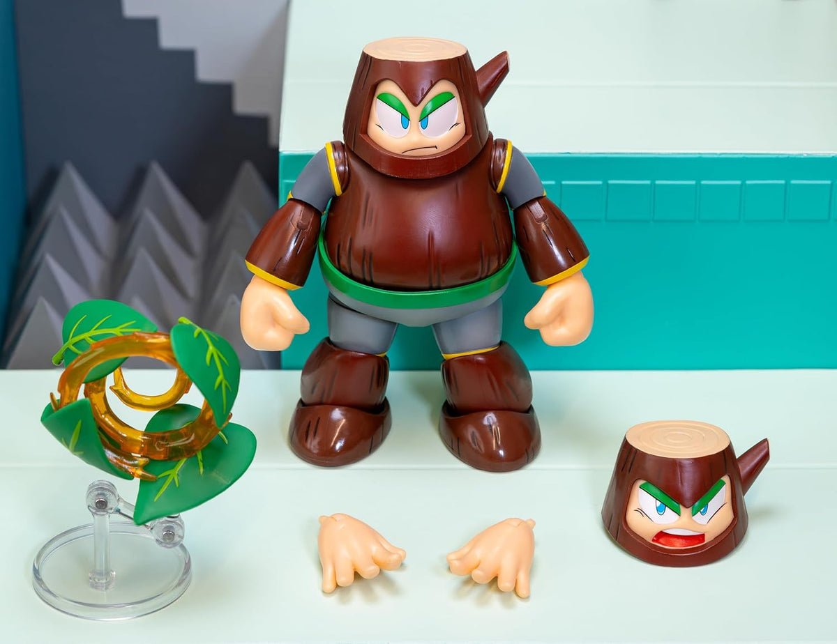 Mega Man - Figura de 6 pulgadas Serie 3 - Wood man