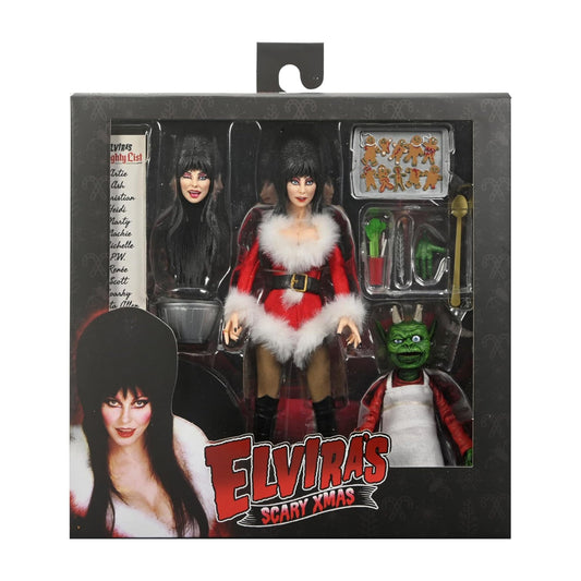 NECA - Elvira Very Scary Christman (Figura de 8")