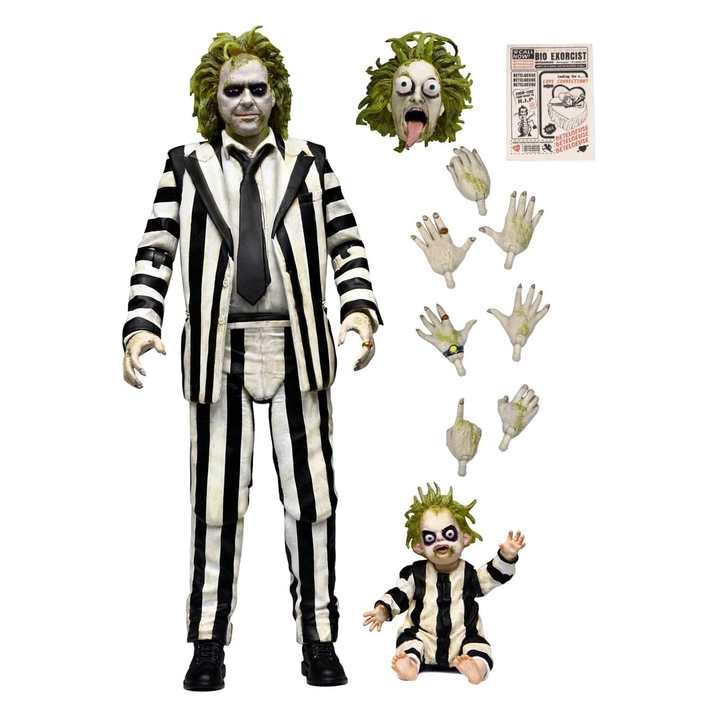 NECA - Beetlejuice Ultimate! - Stripes Suit (Figura de 7")