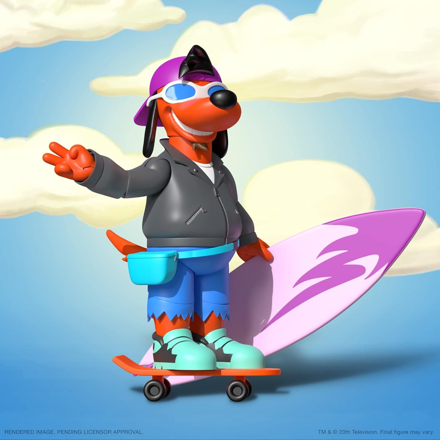 SUPER 7 - The Simpsons Ultimates Poochie (Figura de 7")