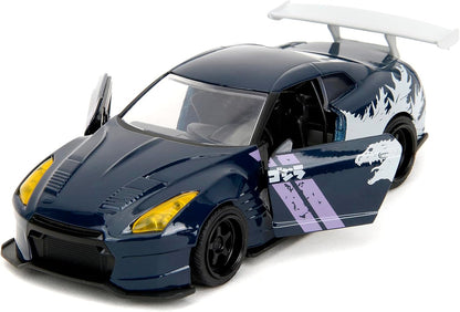 Godzilla 2009 - Vehiculo a escala de 1:32 Die-cast Hollywood Rides - 2009 Nissan GT-R R35  - Ben Sopra