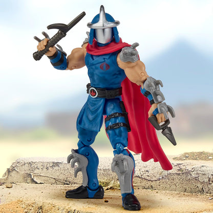 TMNT X GI JOE - Figura de 5 pulgadas - Shredder x Cobra Commander