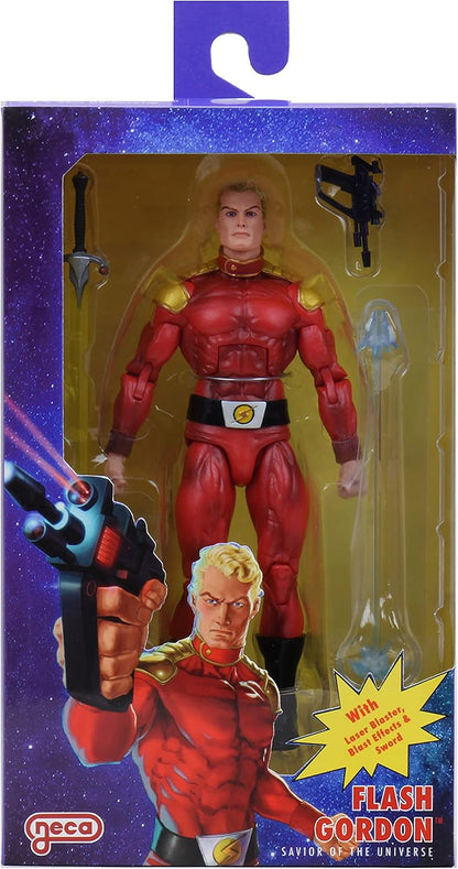 King Features: Defenders of the Earth - Figura a escala de 7 pulgadas Serie 1 wavex3 fig ind - Flash Gordon - NECA