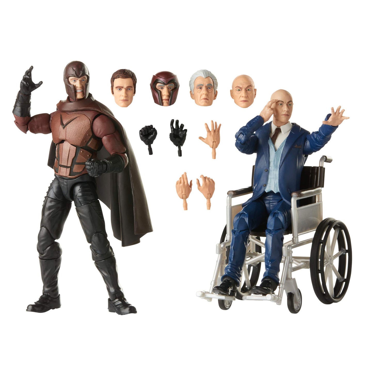 Marvel Legends - 6" Scale Action Figure - X-Men (Movie Saga) Magneto & Professor X 2-Pack
