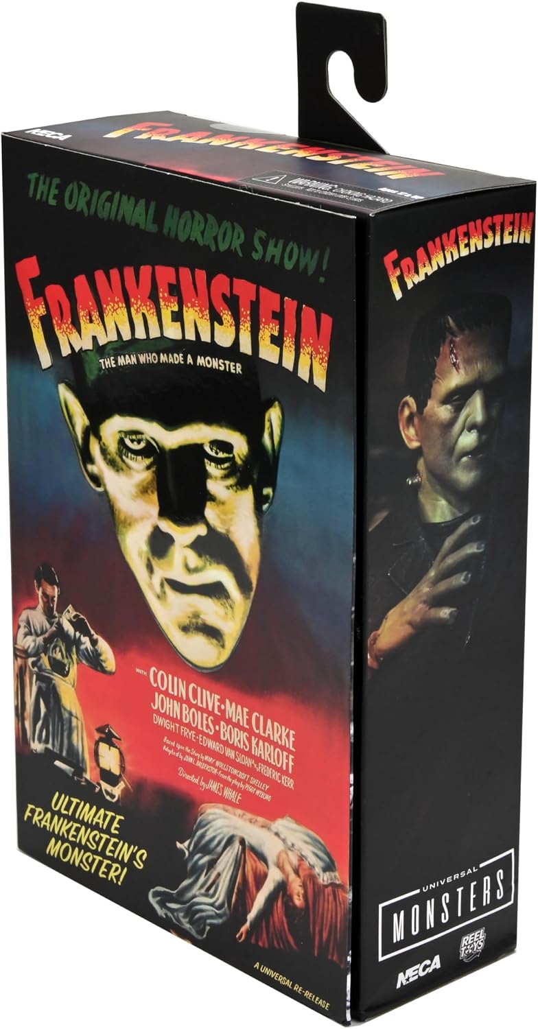NECA - Universal Monsters - Figura a escala de 7 pulgadas Ultimate - Frankenstein´s Monster (In color)