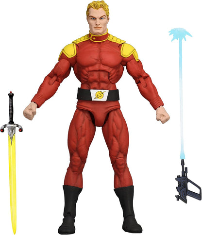 King Features: Defenders of the Earth - Figura a escala de 7 pulgadas Serie 1 wavex3 fig ind - Flash Gordon - NECA