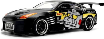Godzilla - Vehiculo a escala de 1:24 Die-cast Hollywood Rides - Nissan 2009 GT-R Ben Sopra