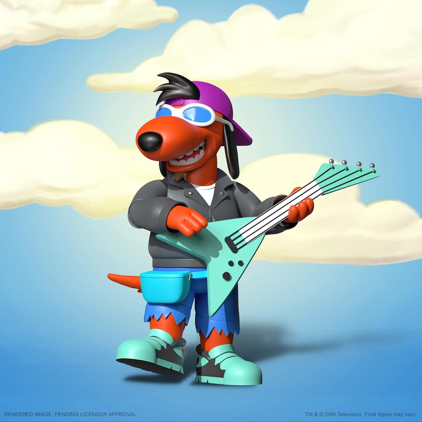 SUPER 7 - The Simpsons Ultimates Poochie (Figura de 7")