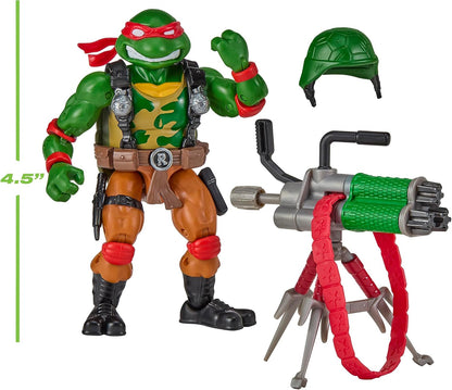TMNT X GI JOE - Figura de 5 pulgadas - Raphael x Roadblock