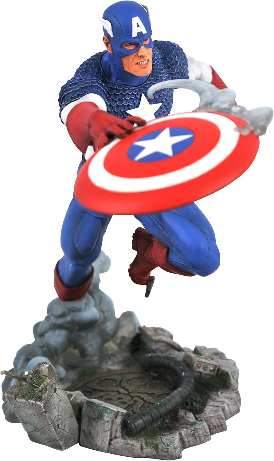 MARVEL COMIC GALLERY - Captain America  PVC Statue 12"