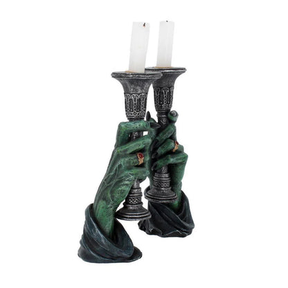 NEMESIS NOW - Candelabros Luz de la Oscuridad de 20 cm