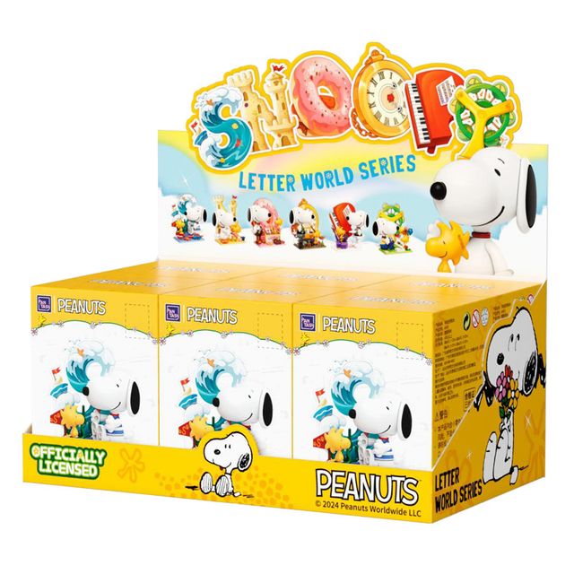 PANTASY - Peanuts Snoopy Letter World Series Blind Box (caja x 6)