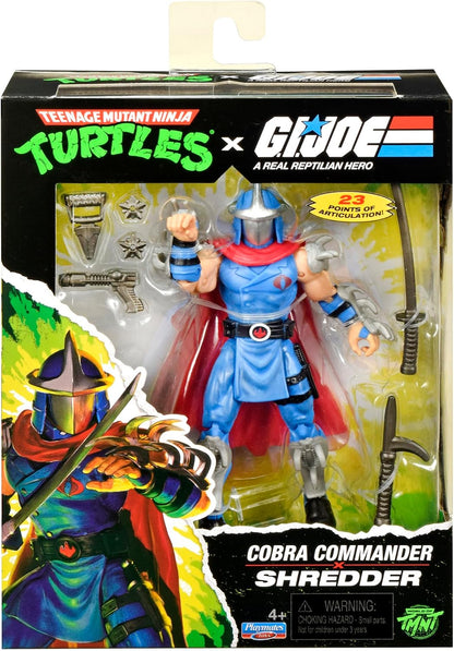 TMNT X GI JOE - Figura de 5 pulgadas - Shredder x Cobra Commander