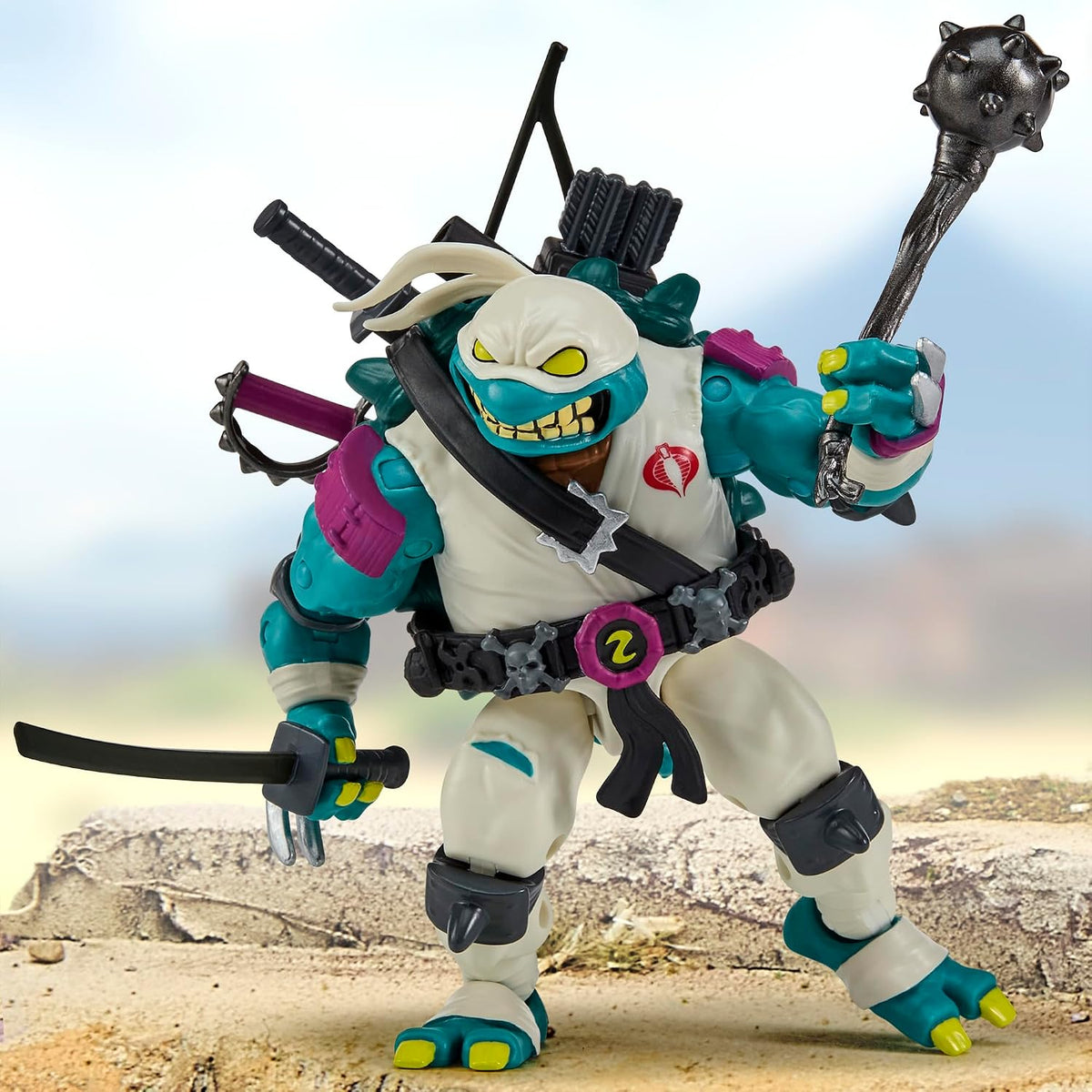 TMNT X GI JOE - Figura de 5 pulgadas - Slash x Storm Shadow