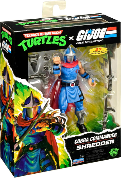 TMNT X GI JOE - Figura de 5 pulgadas - Shredder x Cobra Commander
