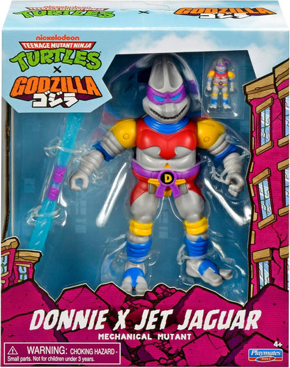 TMNT X Godzilla - Figura de 5 pulgadas - Donatello x Jet Jaguar