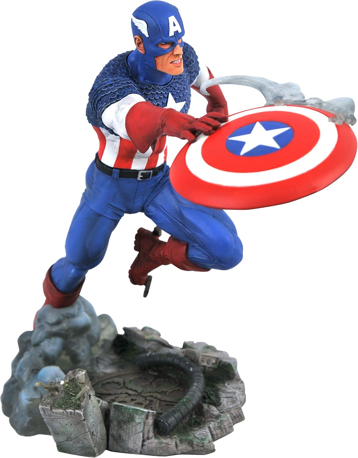 MARVEL COMIC GALLERY - Captain America  PVC Statue 12"