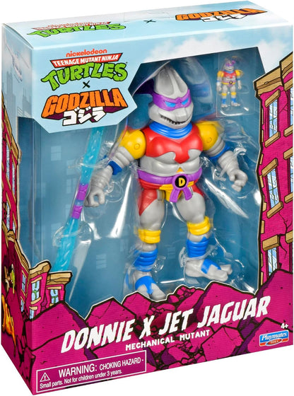 TMNT X Godzilla - Figura de 5 pulgadas - Donatello x Jet Jaguar