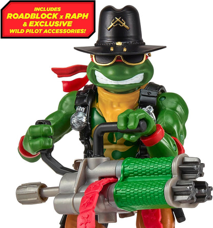 TMNT X GI JOE - Vehiculo Helicoptero a escala de 5 pulgadas - Turtle-Fly Copter
