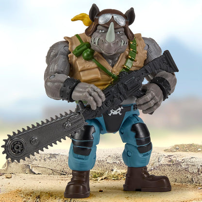 TMNT X GI JOE - Figura de 5 pulgadas - Rocksteady x Buzzer