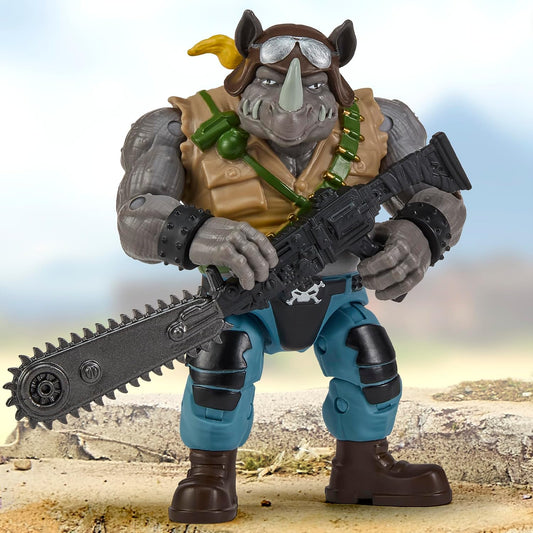TMNT X GI JOE - Figura de 5 pulgadas - Rocksteady x Buzzer