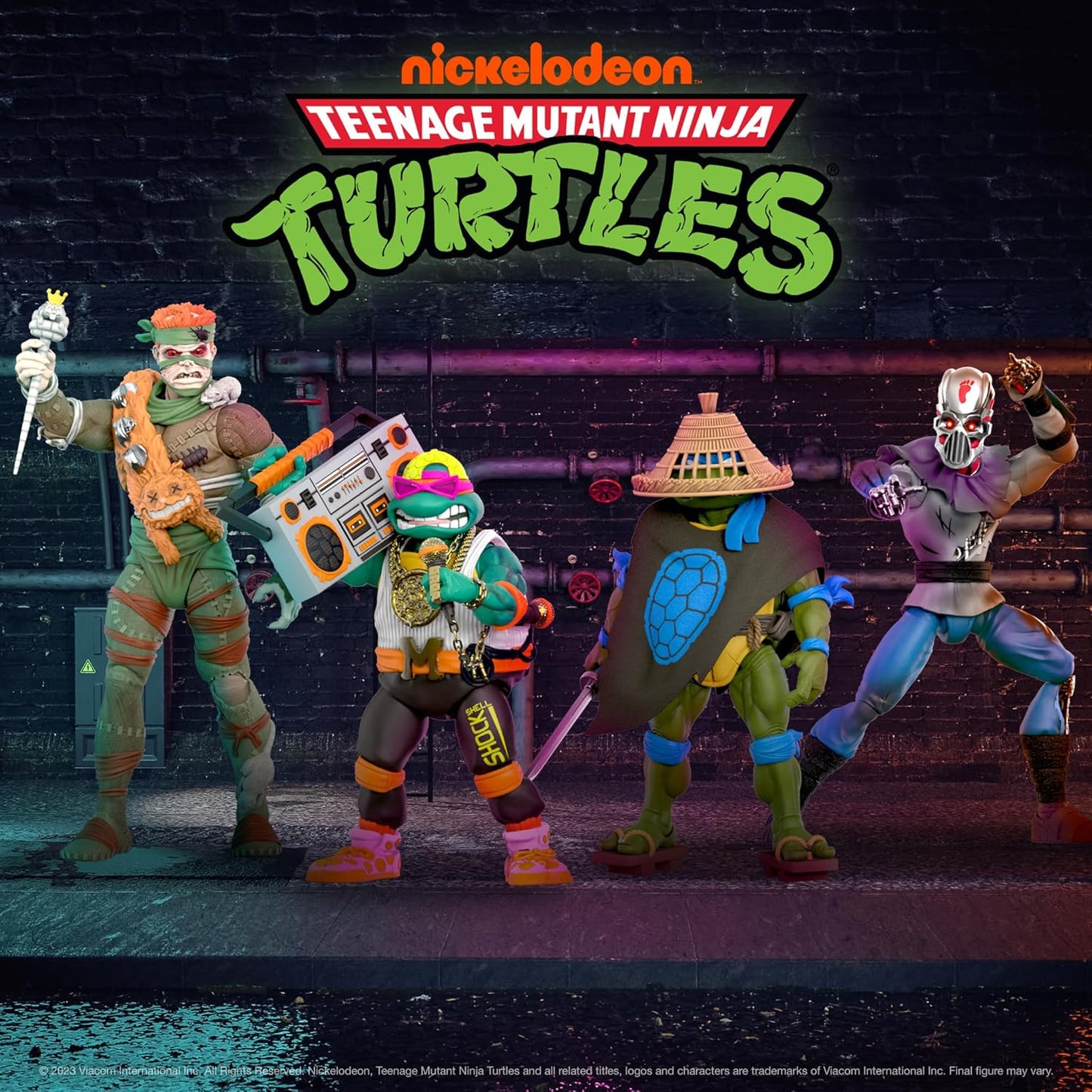 SUPER 7 - TMNT Ultimates! Wave 11 - Rapper Mike (Figura de 7")