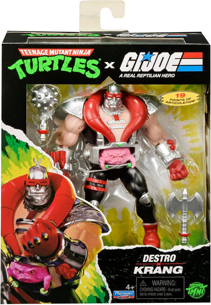 TMNT X GI JOE - Figura de 5 pulgadas - Krang x Destro