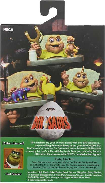 Dinosaurs - Figura a escala de 7 pulgadas Ultimates - Baby Sinclair