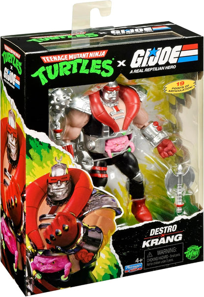 TMNT X GI JOE - Figura de 5 pulgadas - Krang x Destro