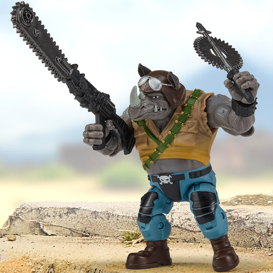 TMNT X GI JOE - Figura de 5 pulgadas - Rocksteady x Buzzer