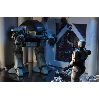 NECA - Robocop - ED-209 (Figura de acción Deluxe Boxed con sonido)