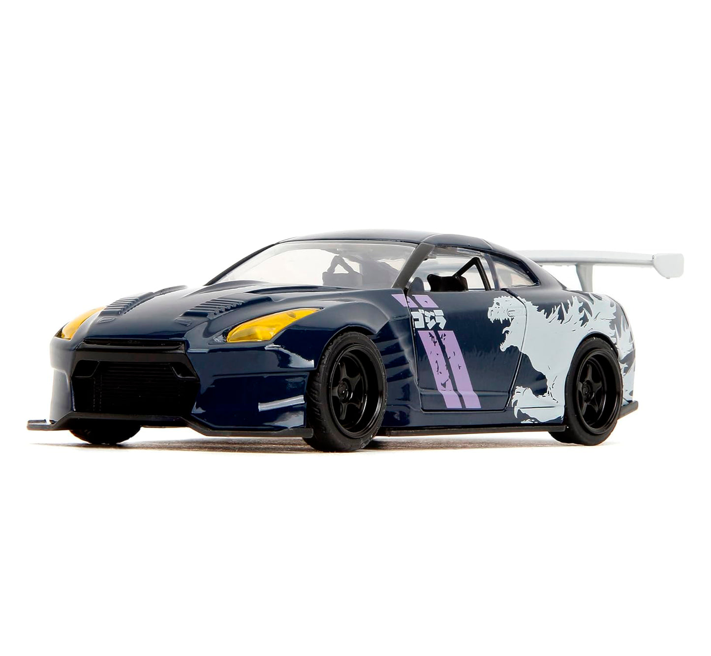 JADA TOYS - GODZILLA 2009 - Die-cast Hollywood Rides Nissan GT-R R35 (Auto escala 1:32)