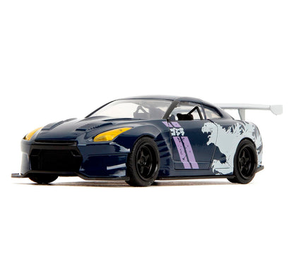 JADA TOYS - GODZILLA 2009 - Die-cast Hollywood Rides Nissan GT-R R35 (Auto escala 1:32)