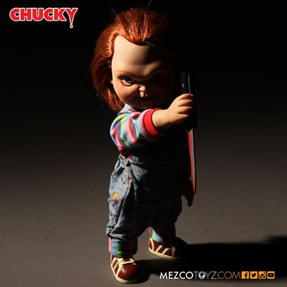 MEZCO - Child's Play Sneering Chucky (Talking Doll) (Figura de 40 cms)