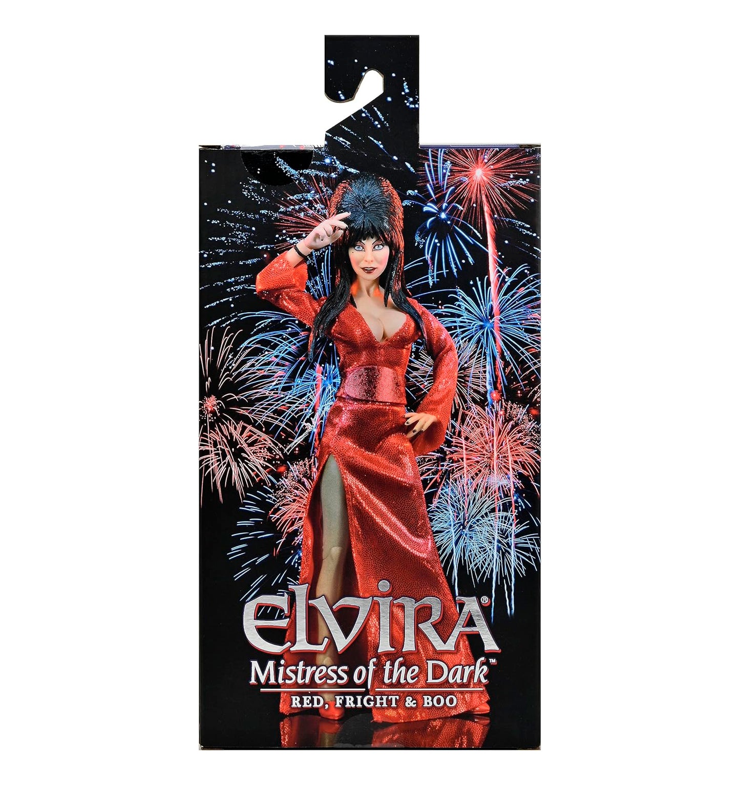 NECA - Elvira “Red, Fright, and Boo” (Figura de 8")