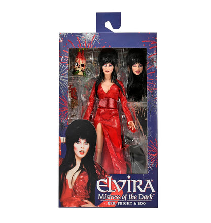NECA - Elvira “Red, Fright, and Boo” (Figura de 8")