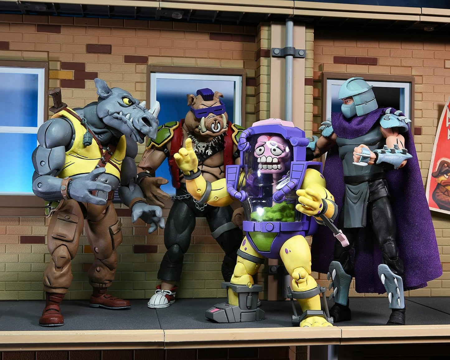 NECA - TMNT (Cartoon) - Ace Duck y Mutagen man 2 pack (Figura de 7")