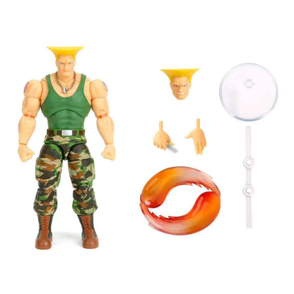 JADA TOYS - Street Fighter II Ultra: Guille (Figura de 6")