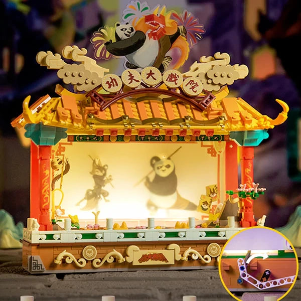 PANTASY - Kung Fu Panda - Kung Fu Theater (Bloques para armar)