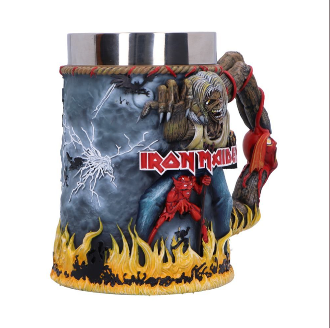 Iron Maiden - Jarro de resina 16cm - The Number of the Beast Tankard - Nemesis Now