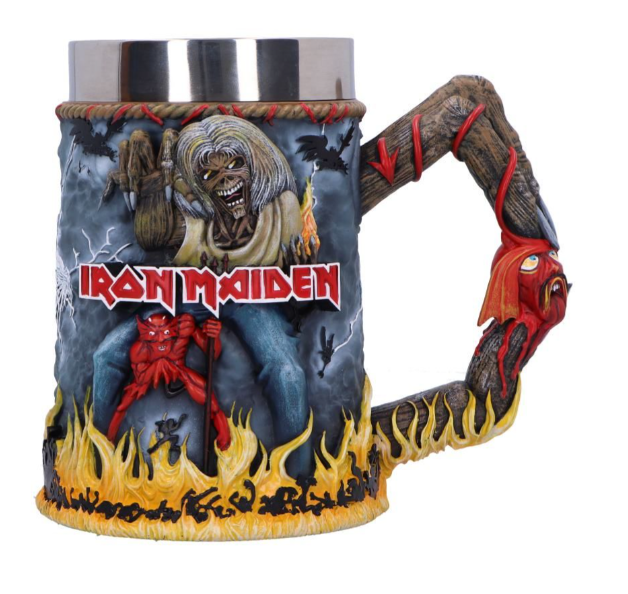 Iron Maiden - Jarro de resina 16cm - The Number of the Beast Tankard - Nemesis Now