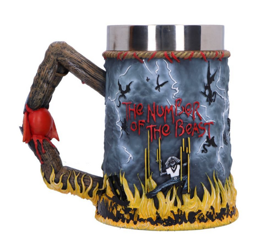 Iron Maiden - Jarro de resina 16cm - The Number of the Beast Tankard - Nemesis Now