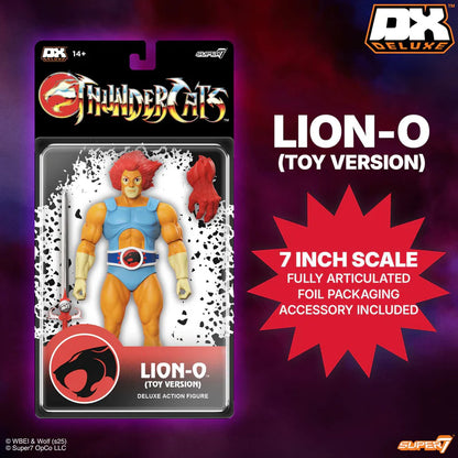 SUPER 7 - ThunderCats Deluxe - Lion-O (Toy recolor) (Figura de 7")