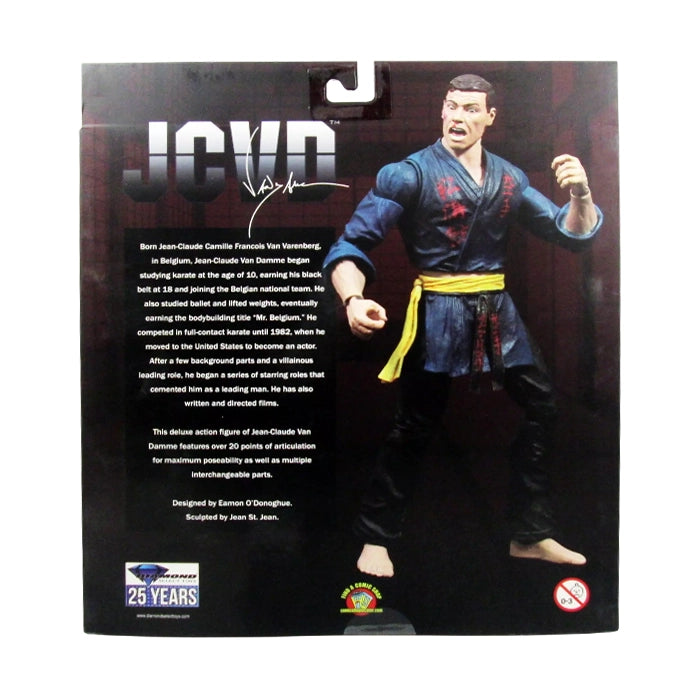 DIAMOND SELECT TOYS - Jean Claude Van Damme - Figura de acción de 7 pulgadas - Frank Dux Blue Gi