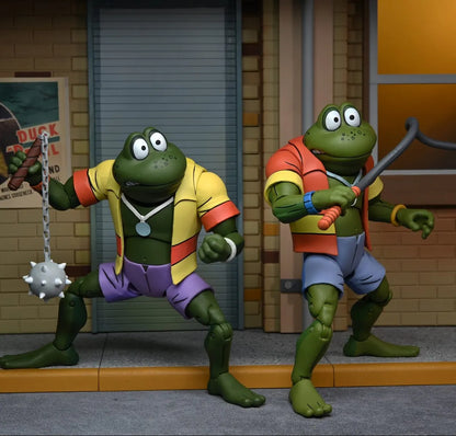 NECA - TMNT (Cartoon) - Napoleon y Atilla Frog 2 pack (Figuras de 7")