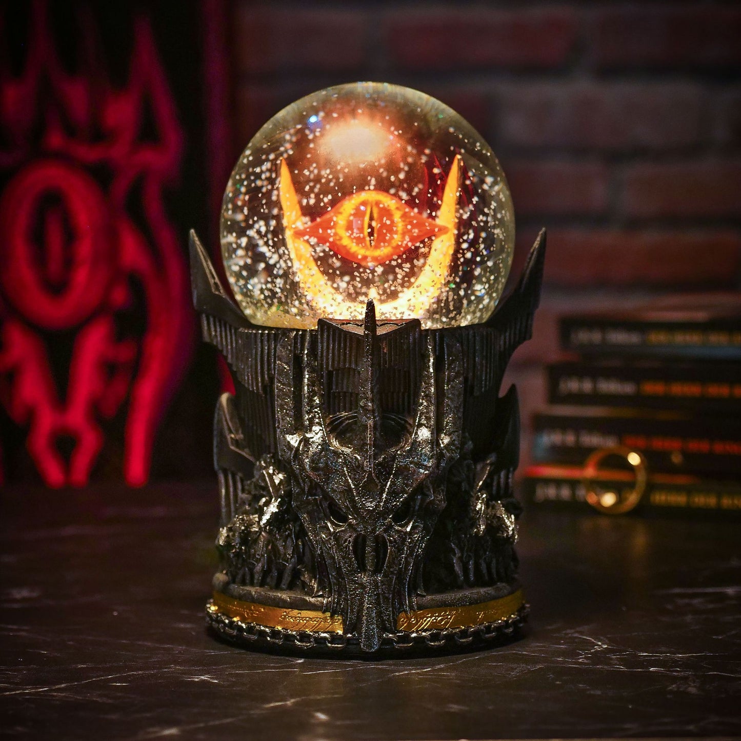 NEMESIS NOW - The Lord of the Rings - Sauron Snow Globe deluxe