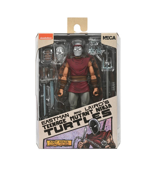 NECA - Teenage Mutant Ninja Turtles (Mirage Comics) - Foot Ninja (Classic Colors - Figura de 7")